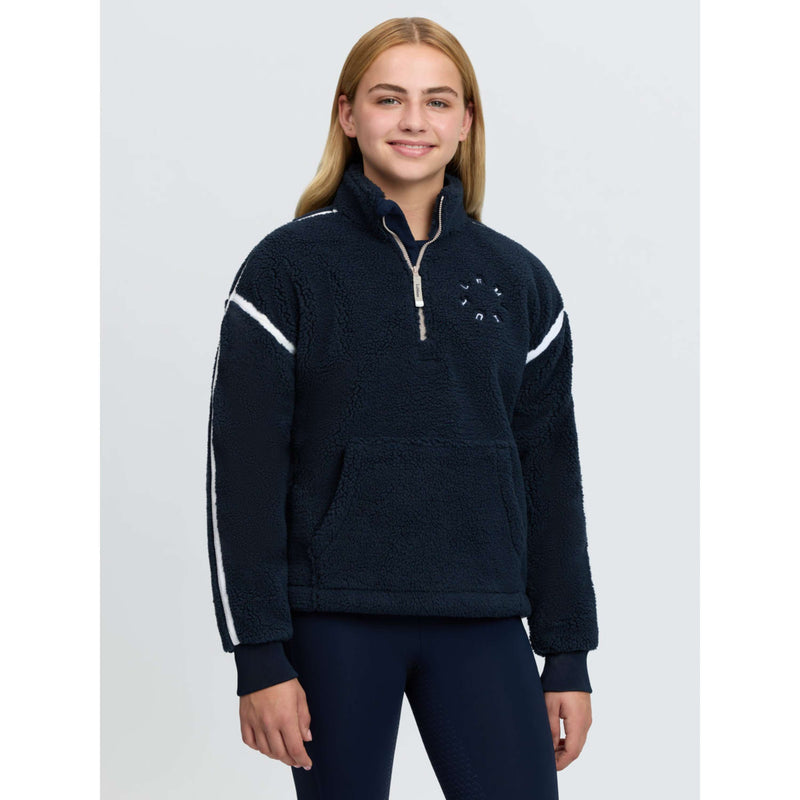 LeMieux Pullover Jody Teddy Fleece Kids Navy