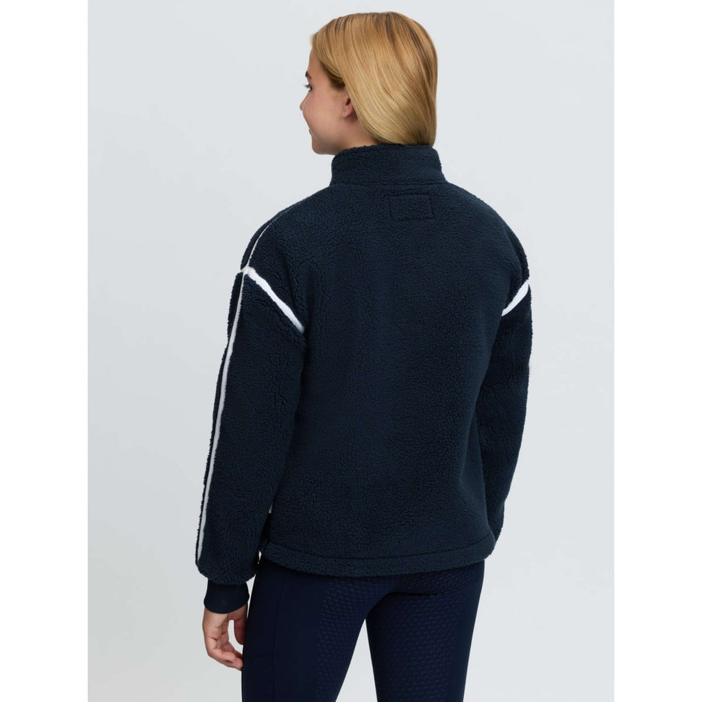 LeMieux Pullover Jody Teddy Fleece Kids Navy