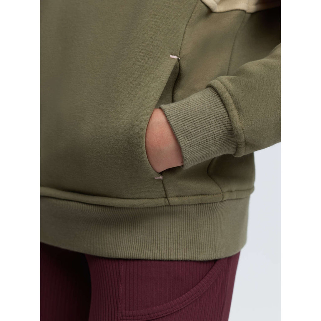 LeMieux Pullover Viola Quarter Zip Kids Willow Green