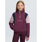 LeMieux Pullover Viola Quarter Zip Kids Bramble