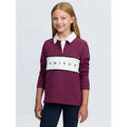 LeMieux Shirt Riley Rugby Kids Lange Ärmel Blackberry