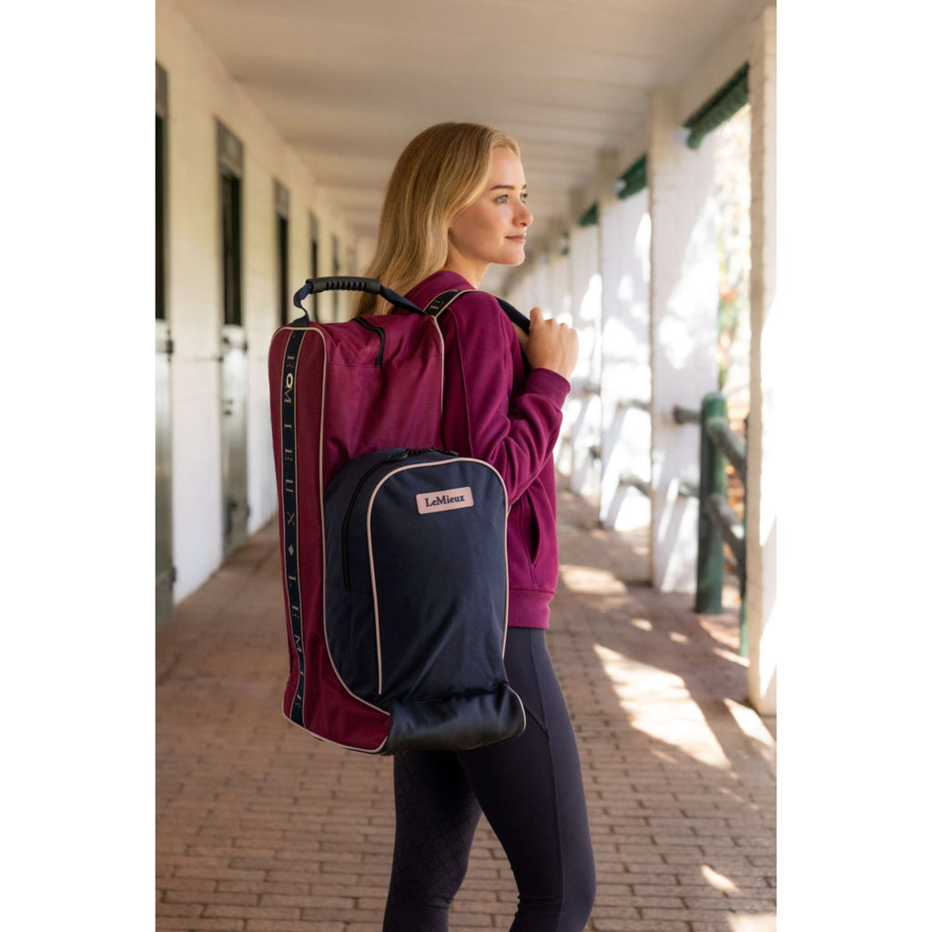LeMieux Helm/Stiefeltasche AW26 Blackberry
