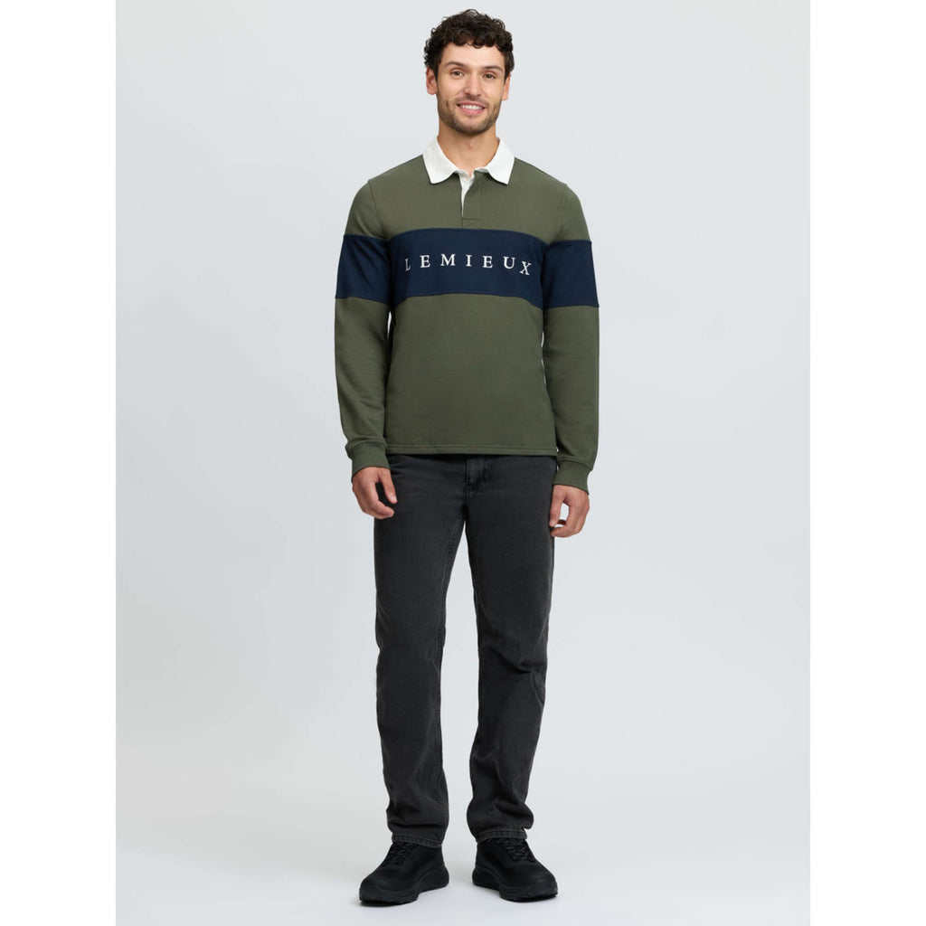 LeMieux Shirt Rugby Herren Olive