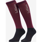 LeMieux Reitsocken Competition 2-pack Blackberry