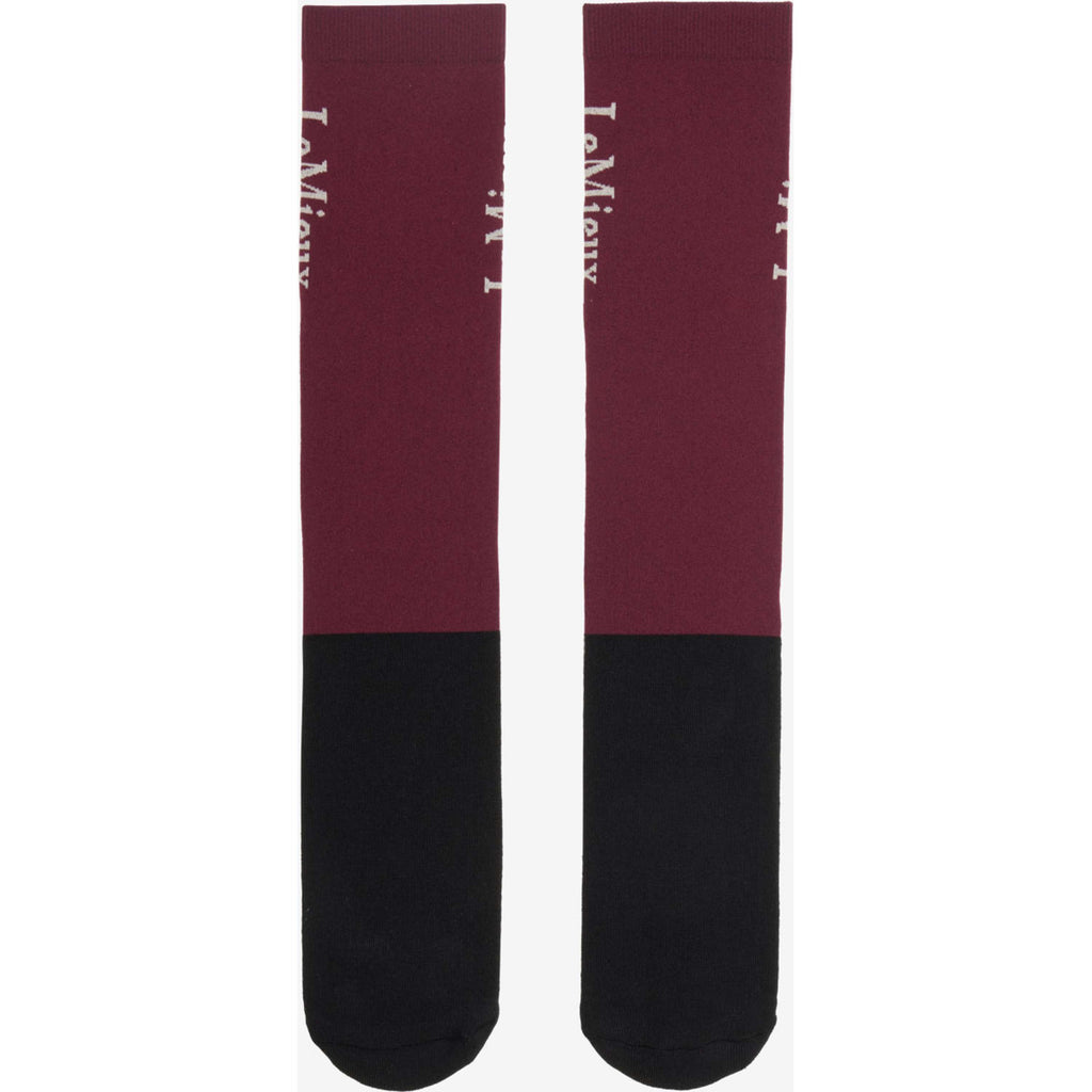 LeMieux Reitsocken Competition 2-pack Blackberry