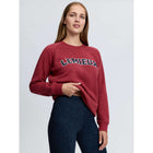 LeMieux Pullover Vida Varsity Crew Neck Russet