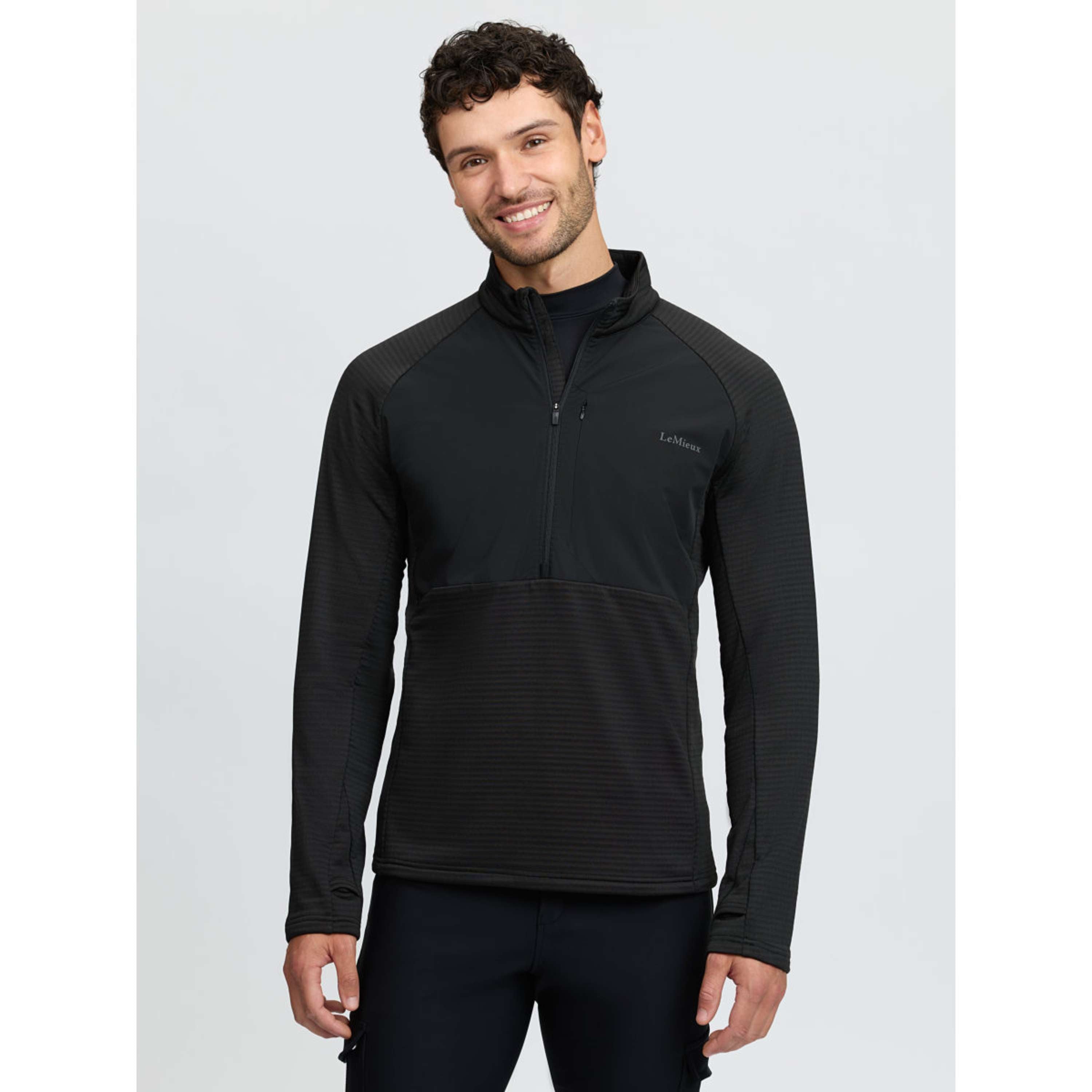 LeMieux Pullover Scarlet Quarter Zip Willow Green