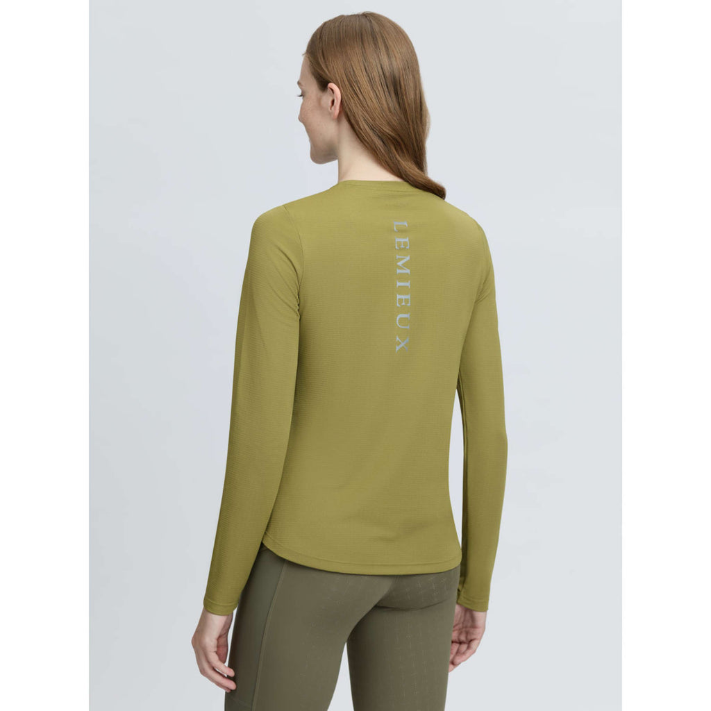 LeMieux Baselayer Sports Tee Lange Ärmel Gooseberry