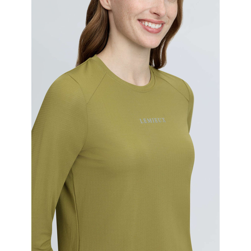 LeMieux Baselayer Sports Tee Lange Ärmel Gooseberry