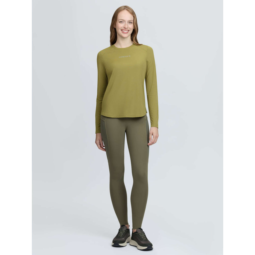 LeMieux Baselayer Sports Tee Lange Ärmel Gooseberry