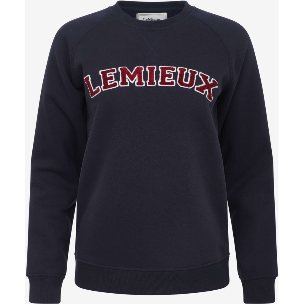 LeMieux Pullover Vida Varsity Crew Neck Navy