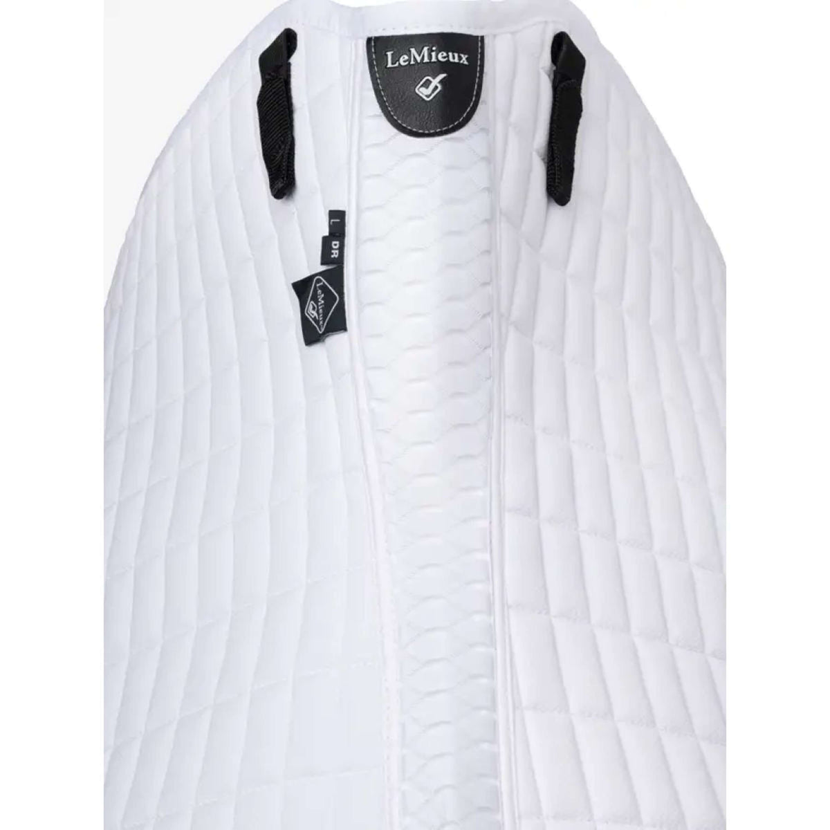 LeMieux Schabracke Self-Cool Square Arctic Dressur Weiß