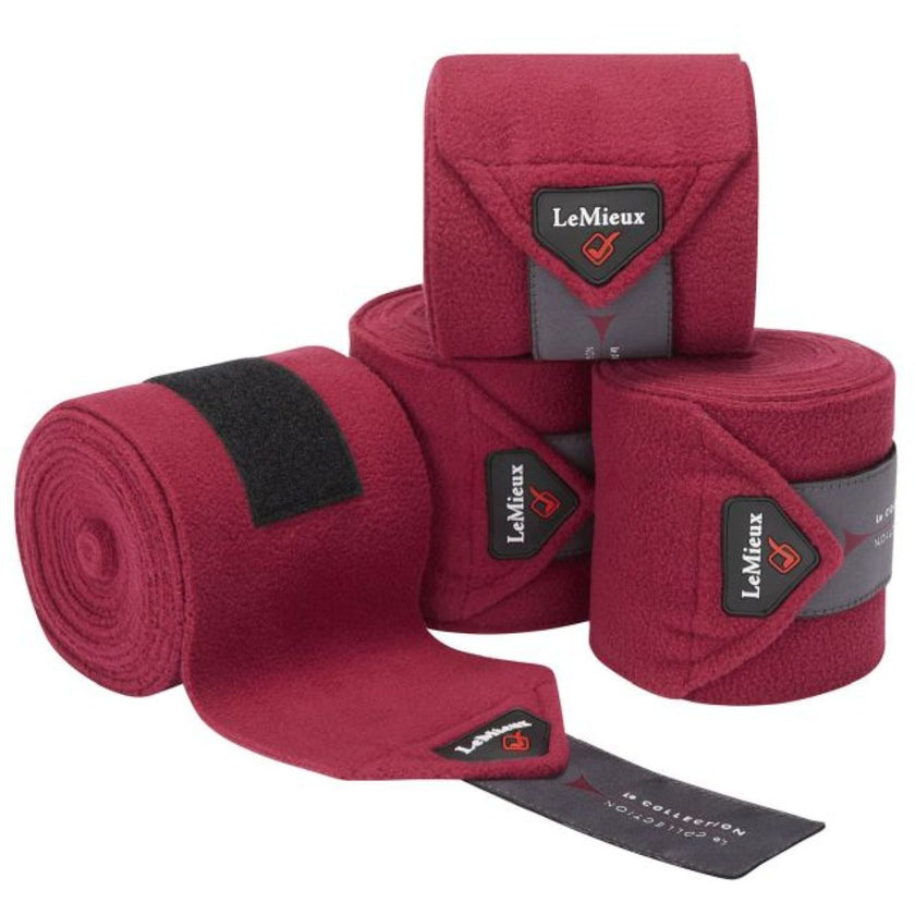 LeMieux Bandagen Luxury Polo Satz von 4 Mulberry