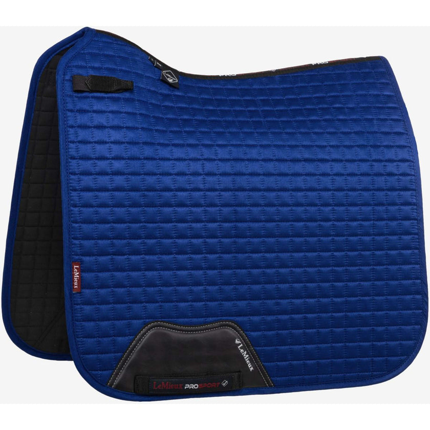 LeMieux Schabracke Luxury Square Dressur Benetton Blau LeMieux Schabracke Luxury Square Dressur Benetton Blau