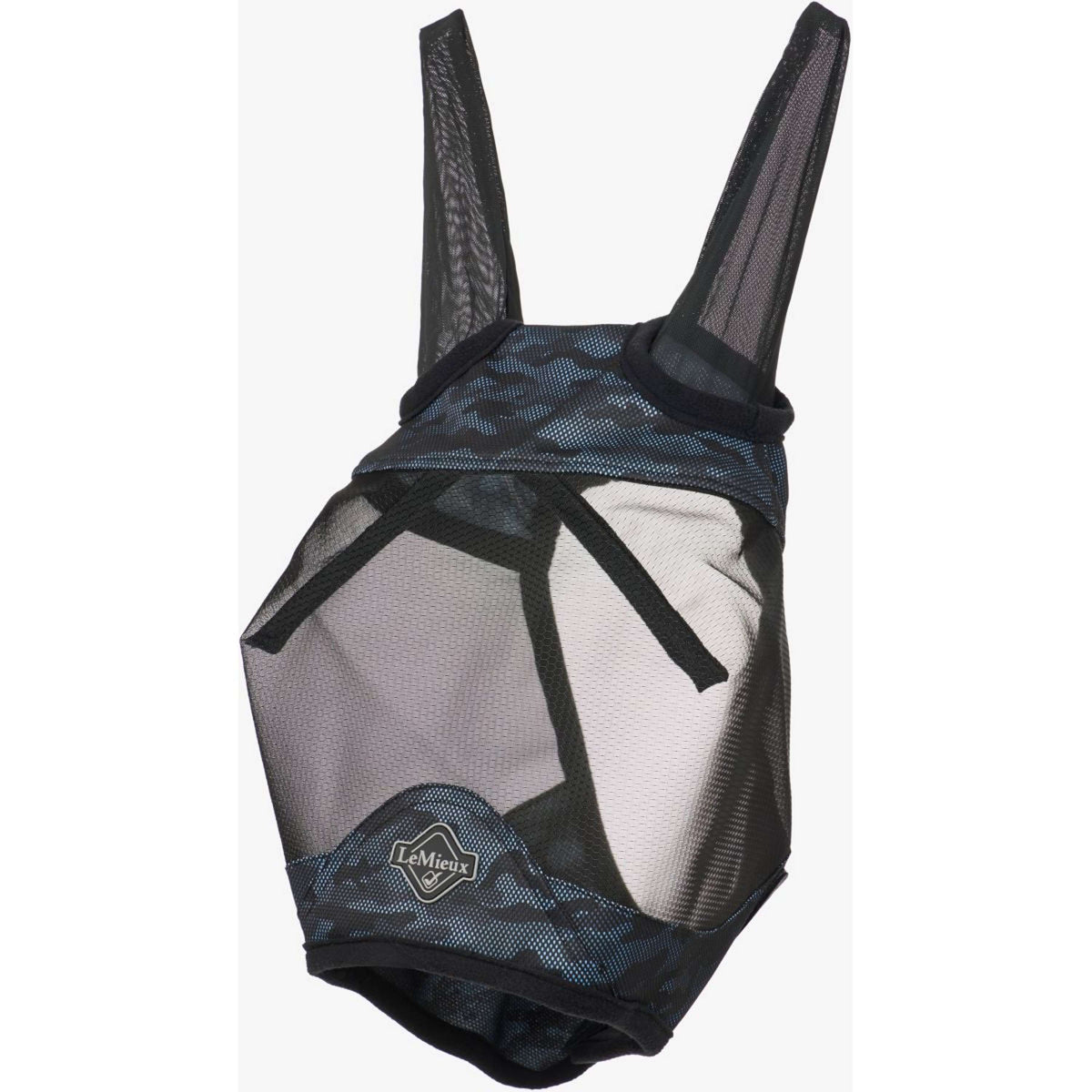 LeMieux Fliegenmaske Half Visor-Tek Camo Blau