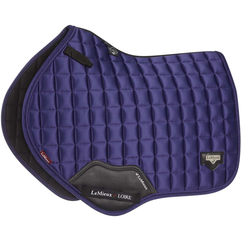 LeMieux Schabracke Loire Classic Satin Square CC Ink Blue LeMieux Schabracke Loire Classic Satin Square CC Ink Blue