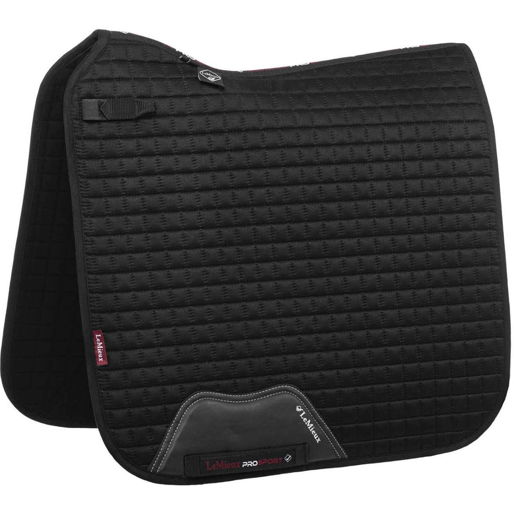 LeMieux Schabracke Luxury Square Dressur Schwarz