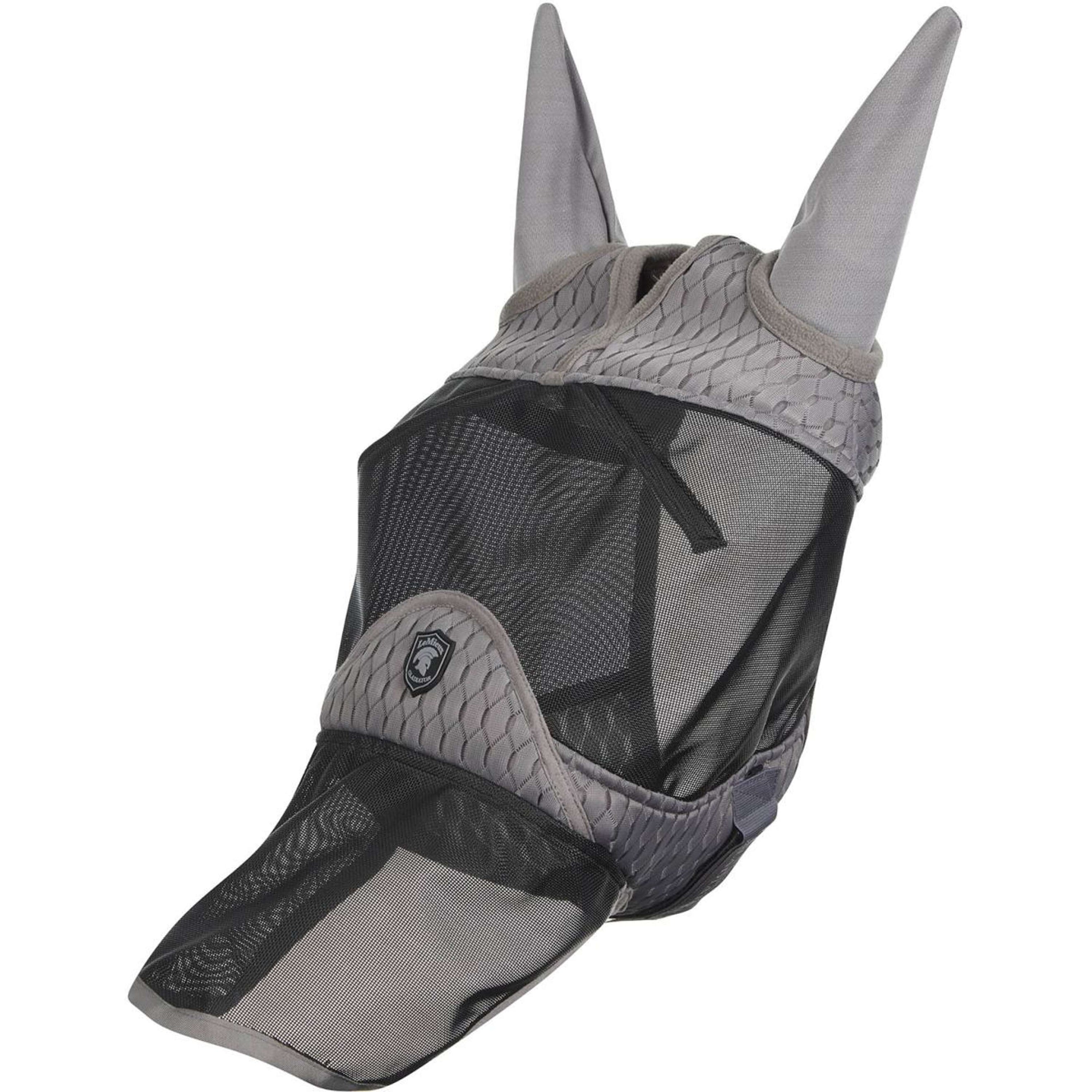 LeMieux Fliegenmaske Gladiator Full Grau LeMieux Fliegenmaske Gladiator Full Grau