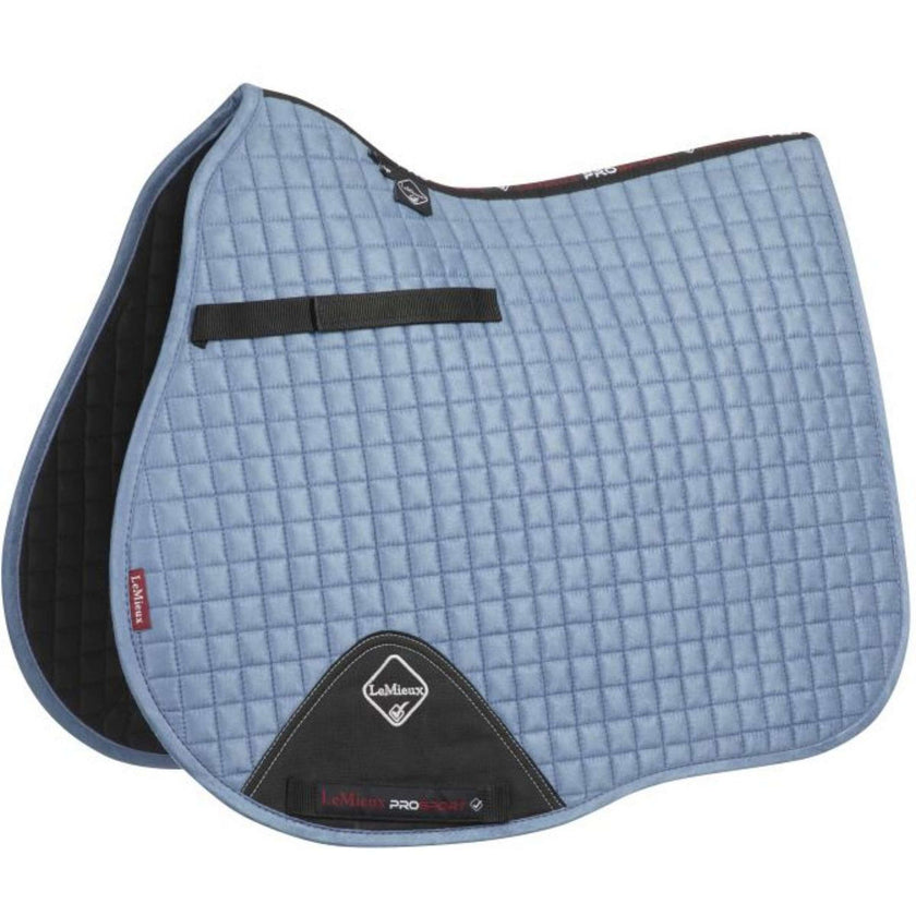 LeMieux Schabracke Luxury Square Vielseitigkeit Ice Blue LeMieux Schabracke Luxury Square Vielseitigkeit Ice Blue