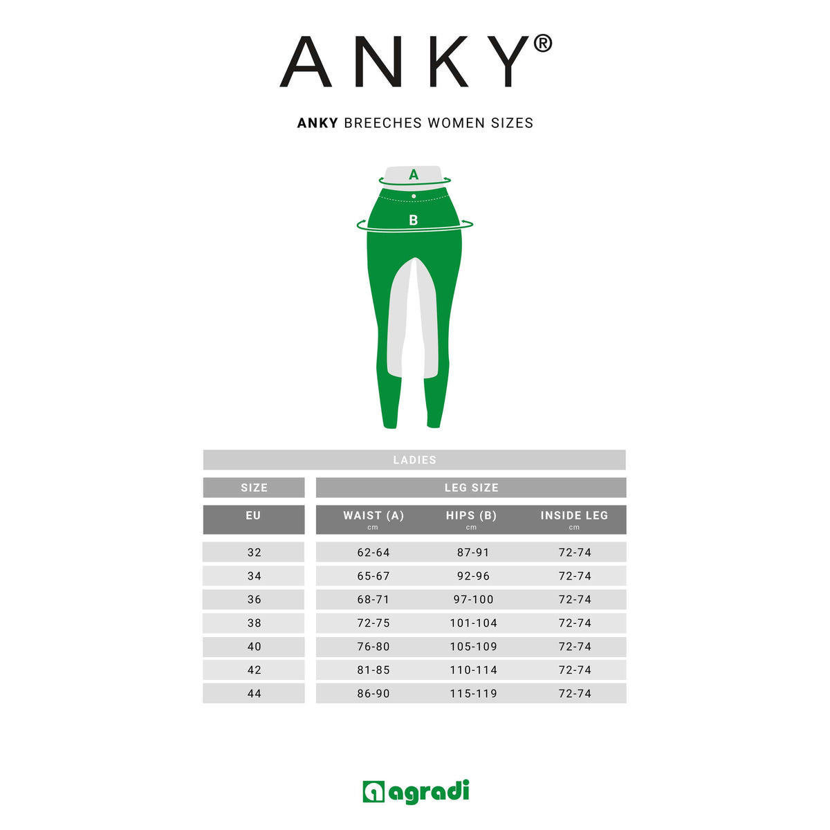 ANKY Reithose Galtic XR232102 Silikon Besatz Turbulence