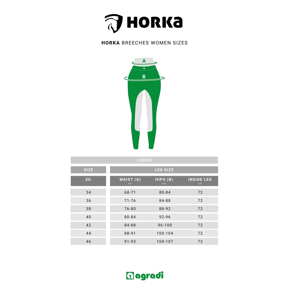 HORKA Reitleggings Pro Embossed Anthrazit