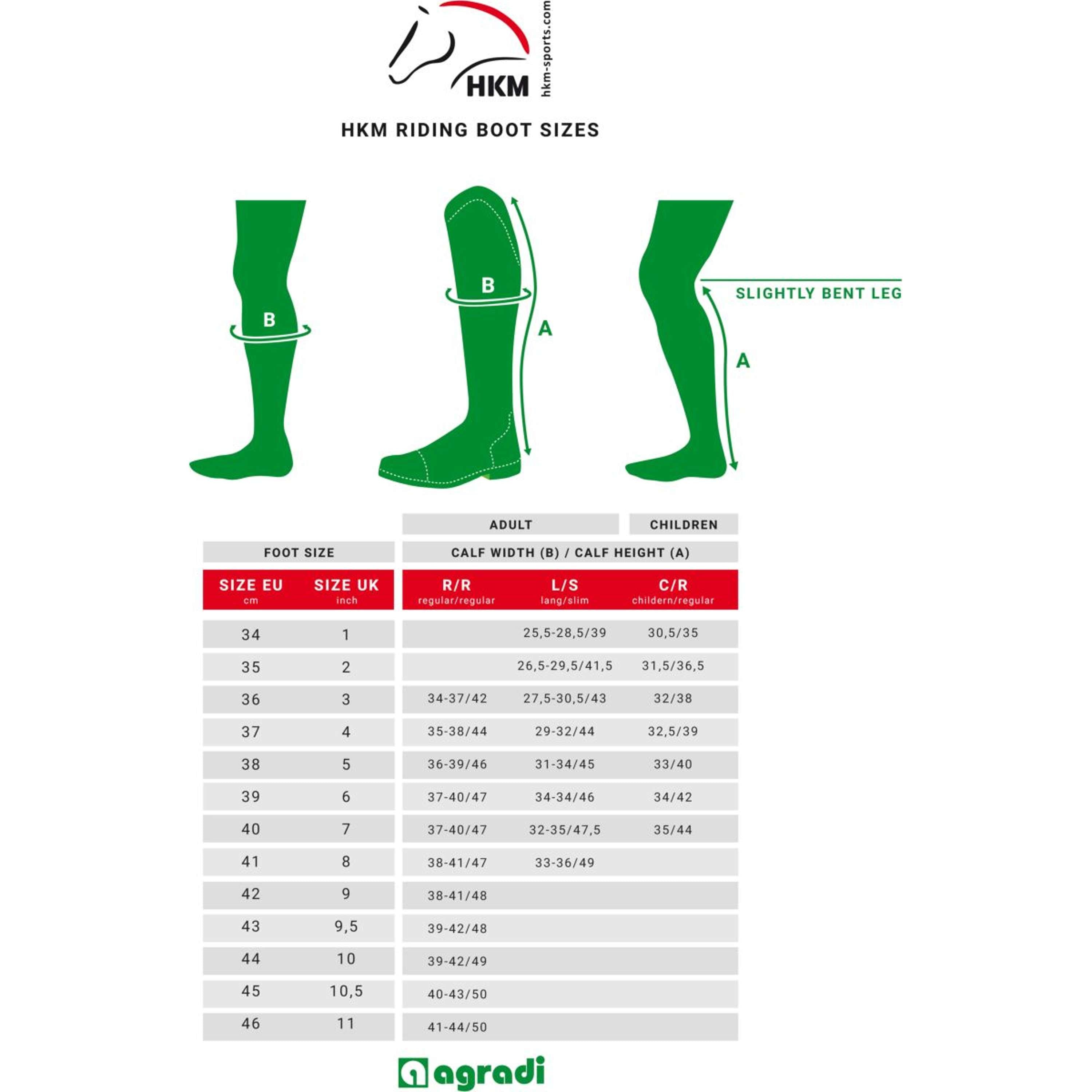 HKM Stiefel Valencia Kinder Schwarz