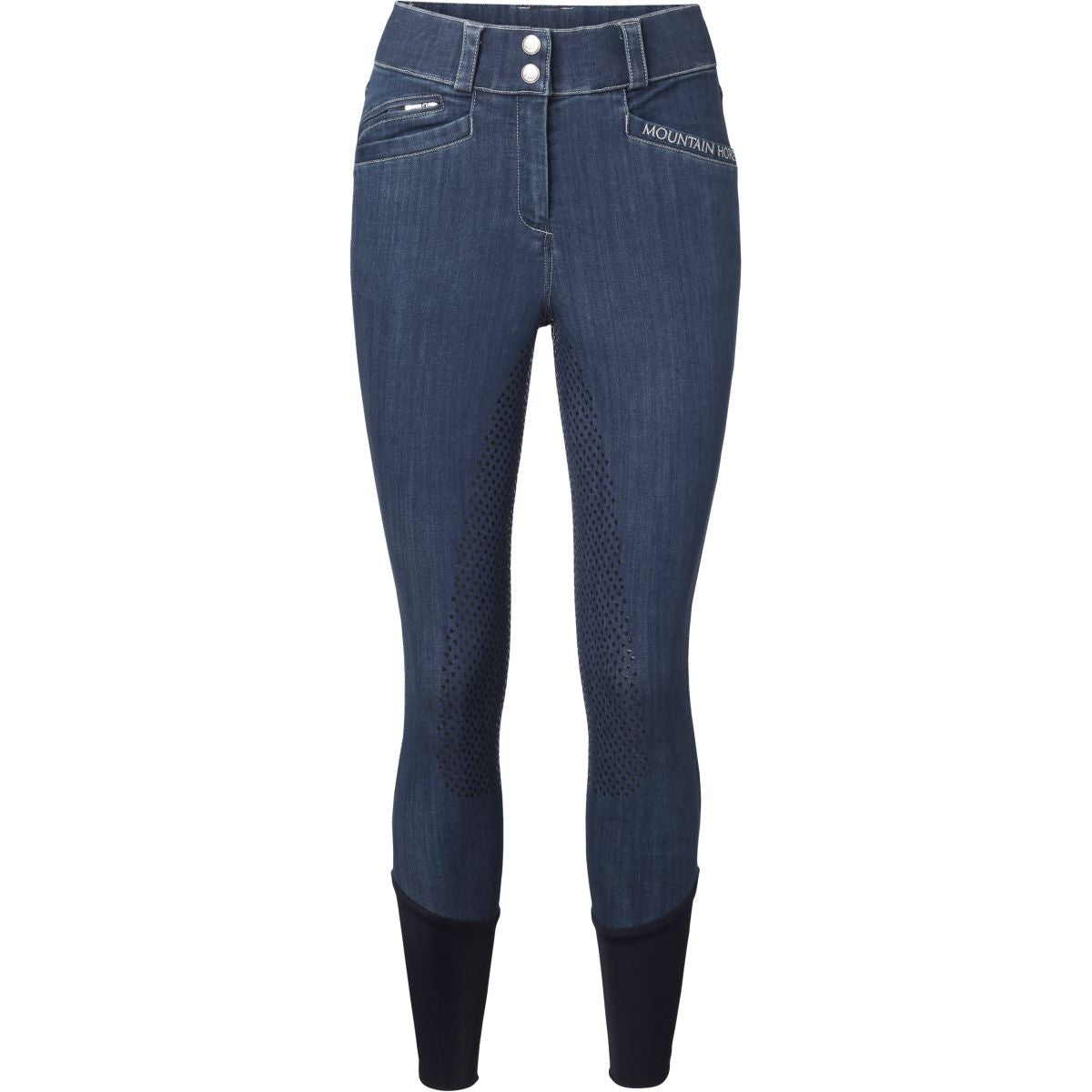 Mountain Horse Reithose Dream Denim Full Grip Denim Blau