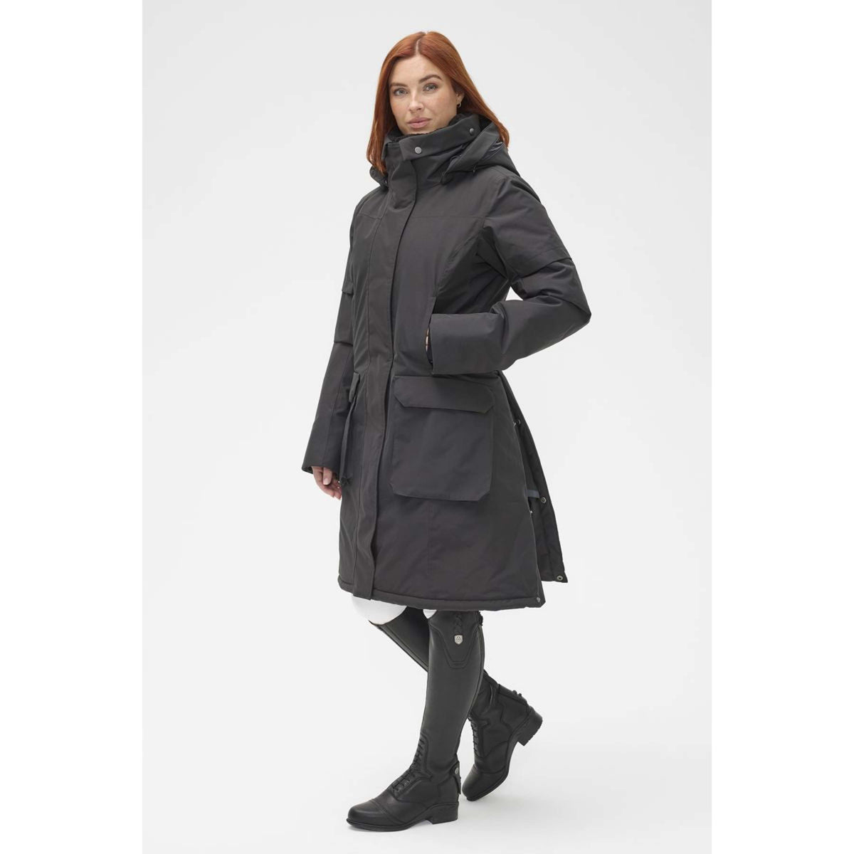 Mountain Horse Lange Jacke Saga Onyx Black