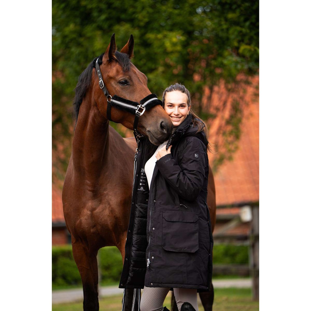 Mountain Horse Lange Jacke Saga Onyx Black