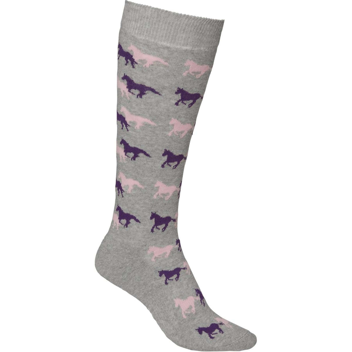 Mountain Horse Socken Running Horse Junior Grau