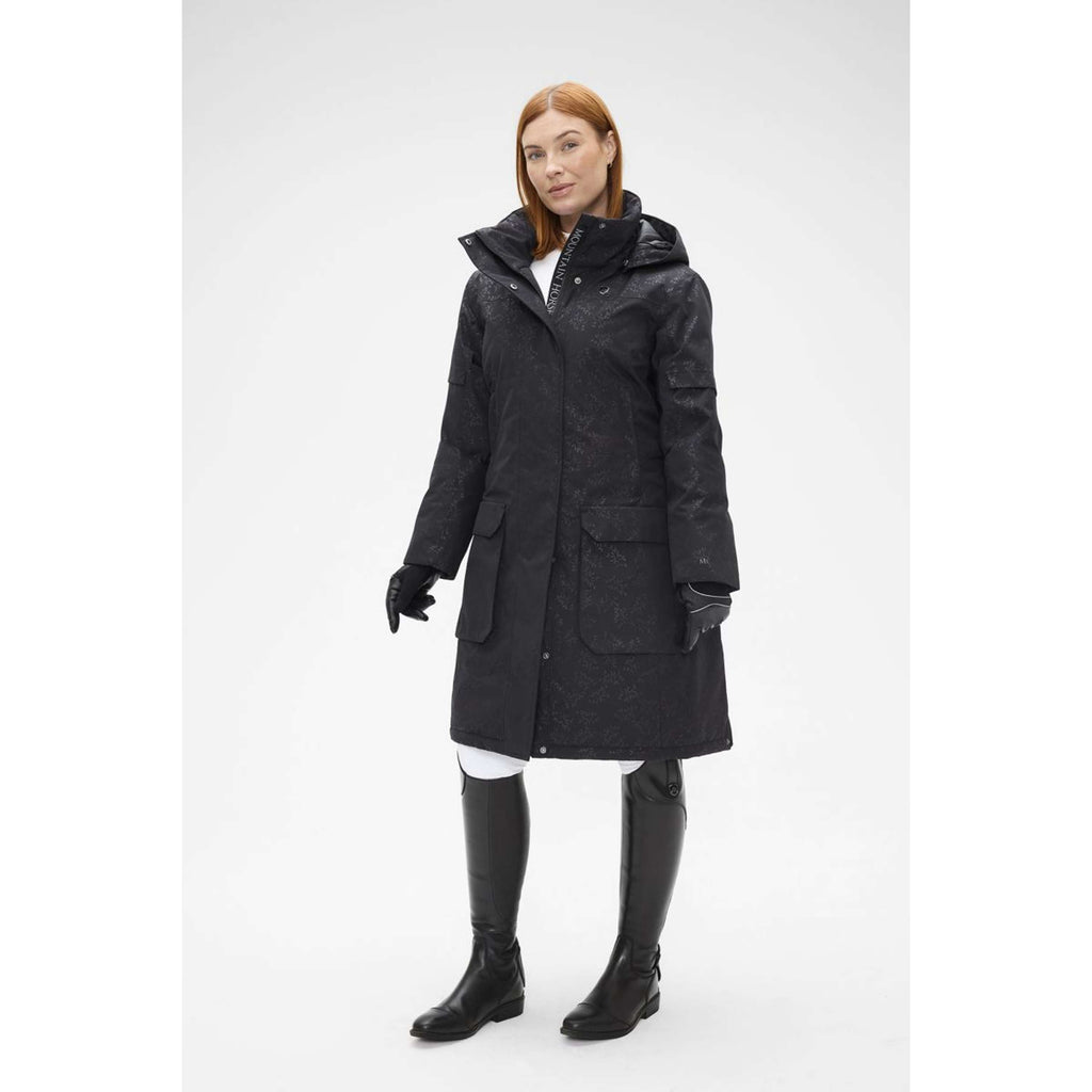 Mountain Horse Lange Jacke Saga Black Leaf
