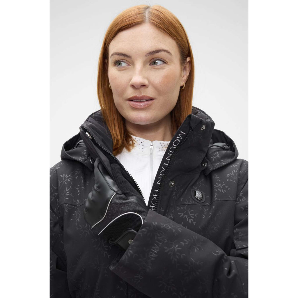 Mountain Horse Lange Jacke Saga Black Leaf