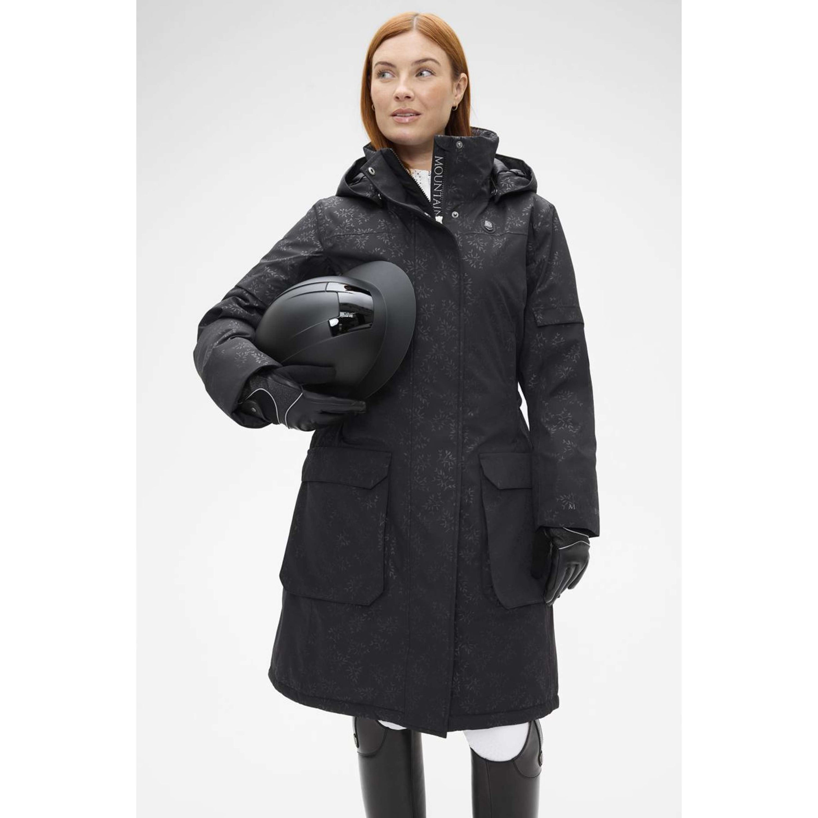 Mountain Horse Lange Jacke Saga Black Leaf Mountain Horse Lange Jacke Saga Black Leaf