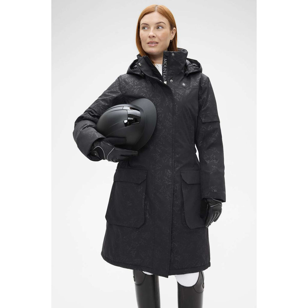 Mountain Horse Lange Jacke Saga Black Leaf
