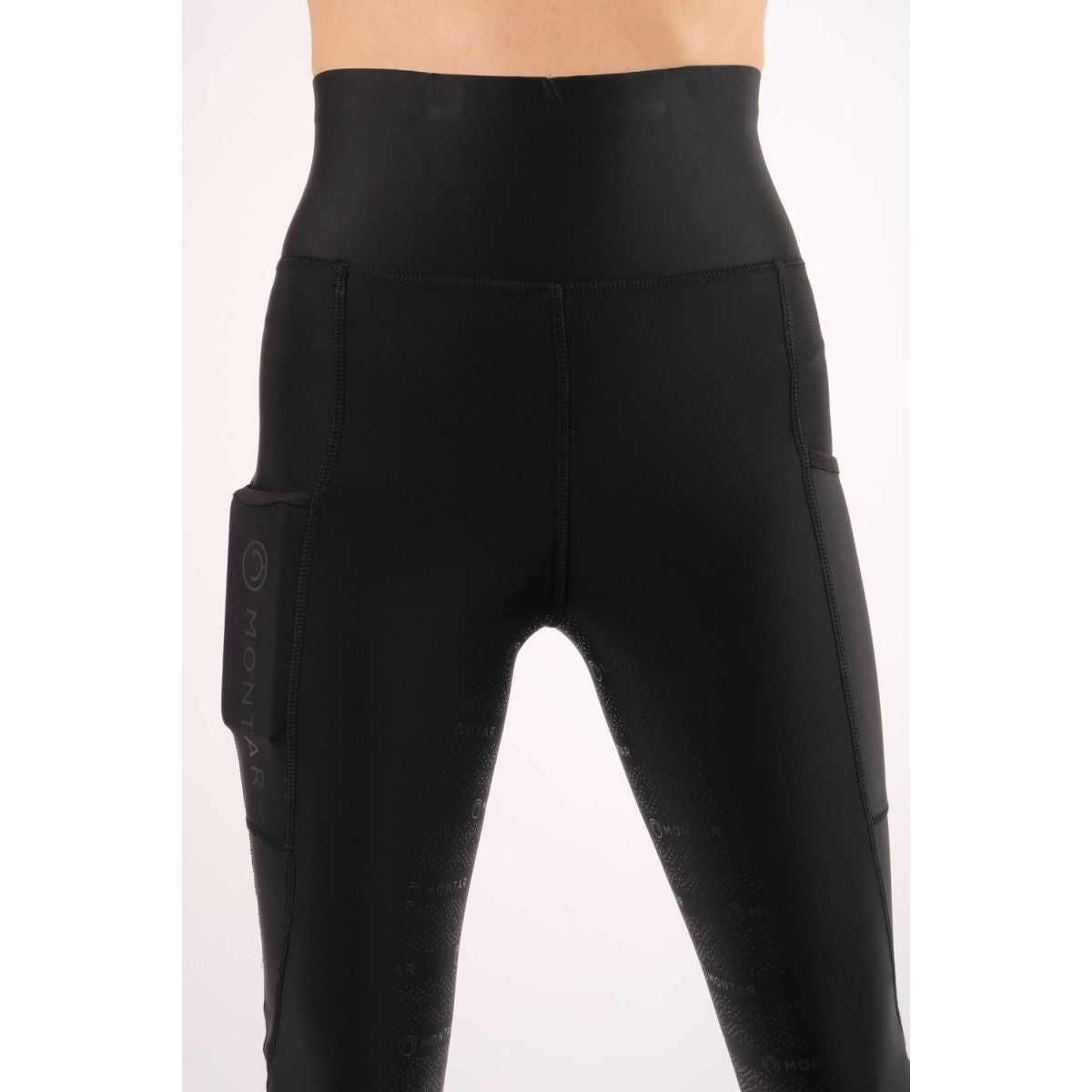 Montar Reitleggings Alana Extra Highwaist FullGrip Schwarz