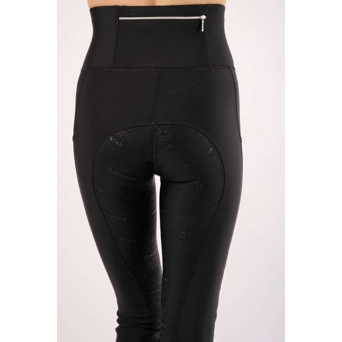 Montar Reitleggings Alana Extra Highwaist FullGrip Schwarz