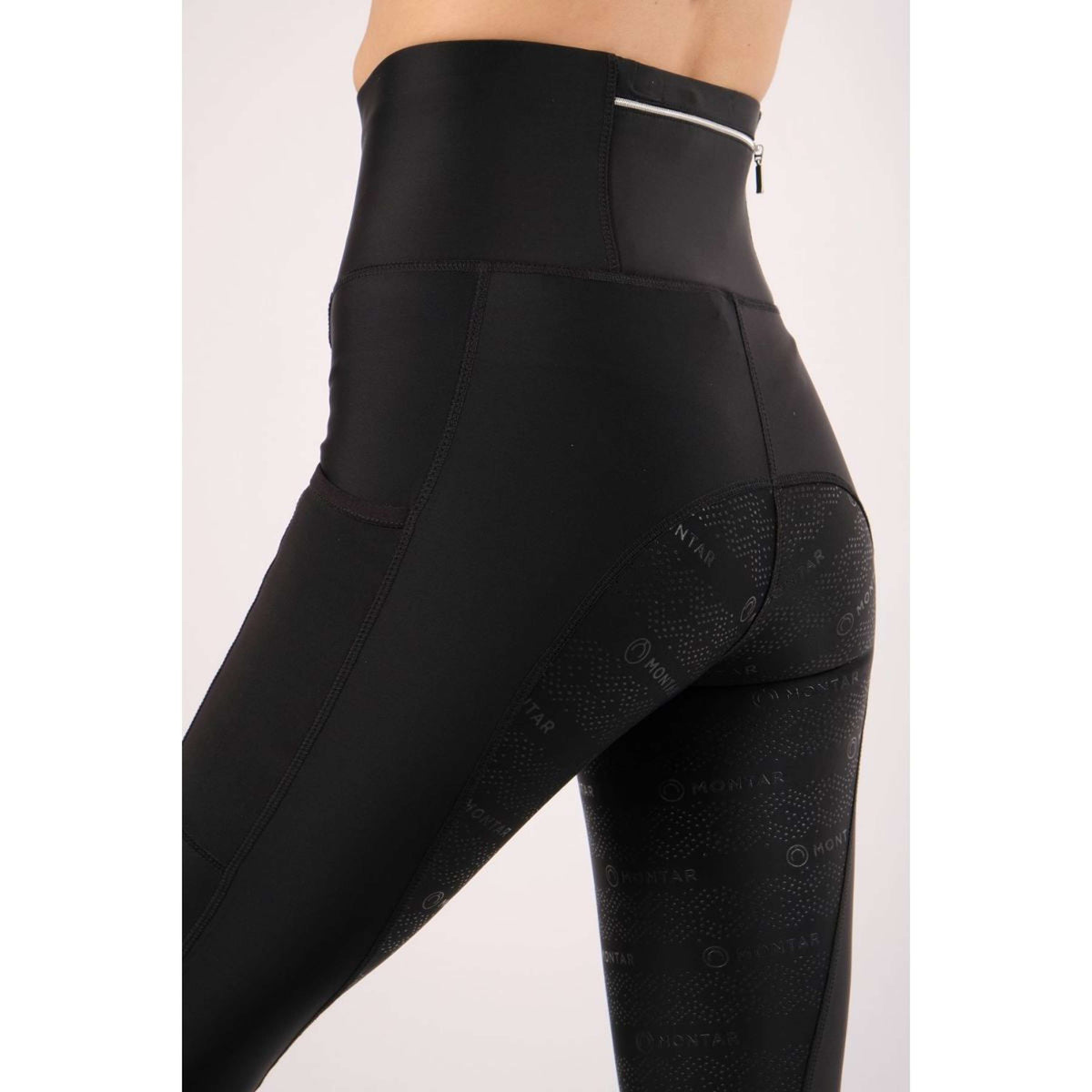 Montar Reitleggings Alana Extra Highwaist FullGrip Schwarz