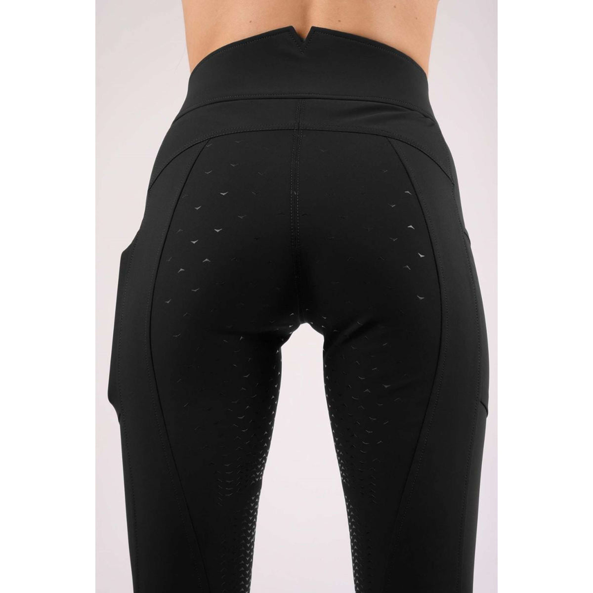 Montar Reitleggings Kinsley Full Grip Schwarz