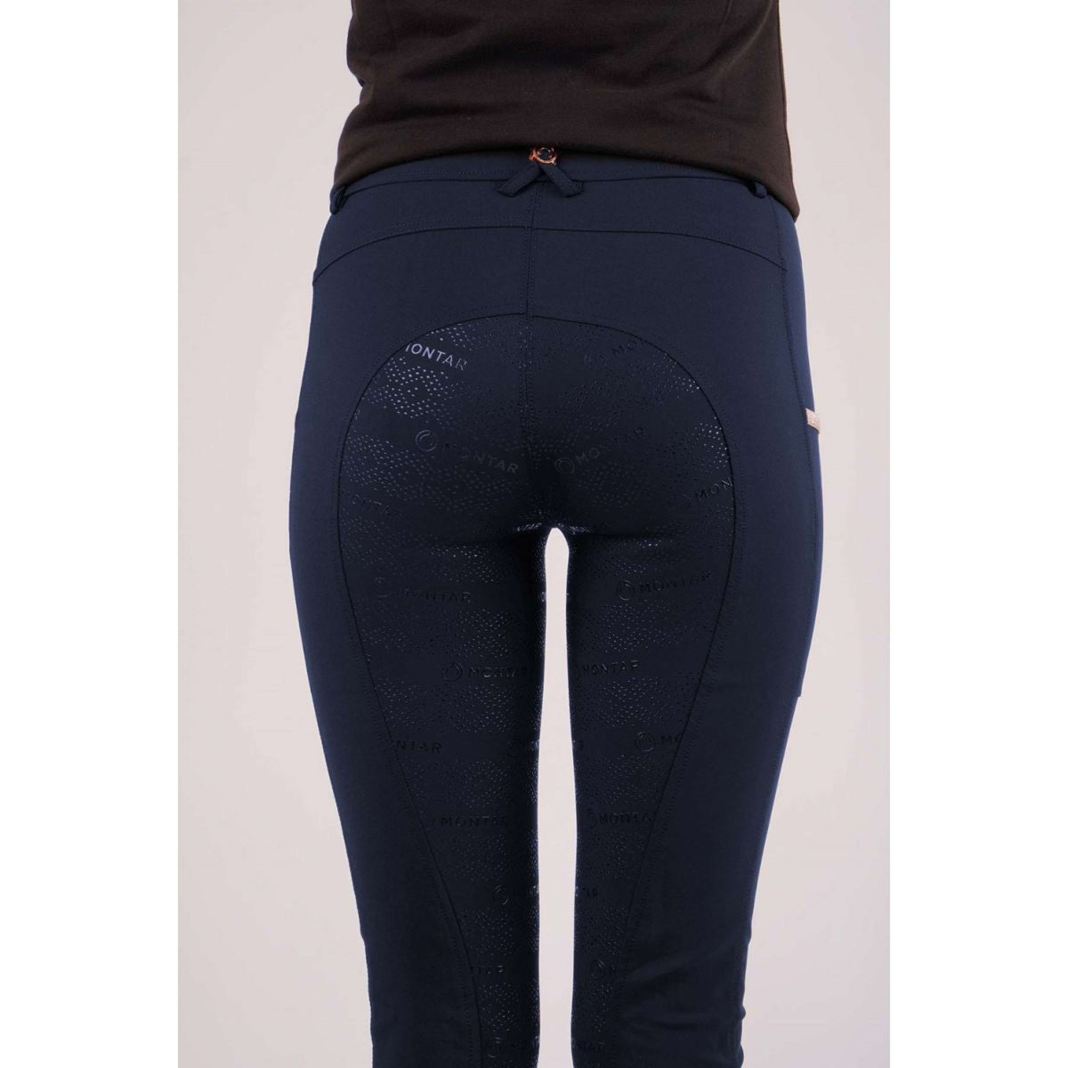 Montar Reithose Millie Rosegold Full Grip Navy