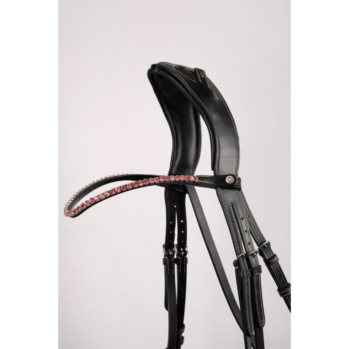 Montar Stirnriemen Fair Crystal Curved Rosa