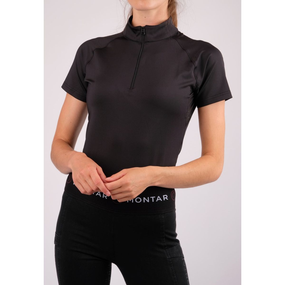 Montar Shirt Honey Mesh Schwarz