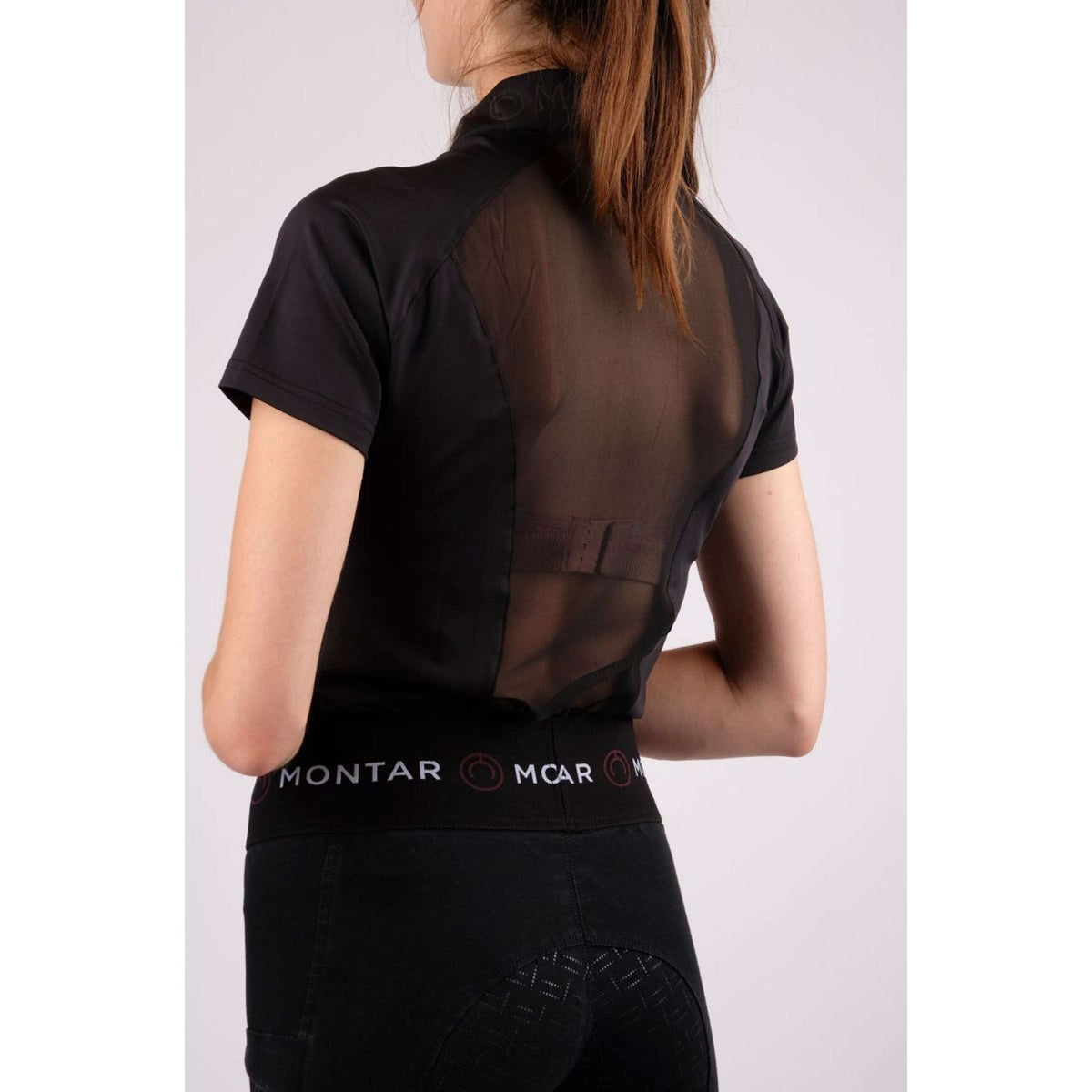 Montar Shirt Honey Mesh Schwarz