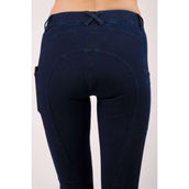 Montar Reithose Echo Rebel Knie Grip Denim