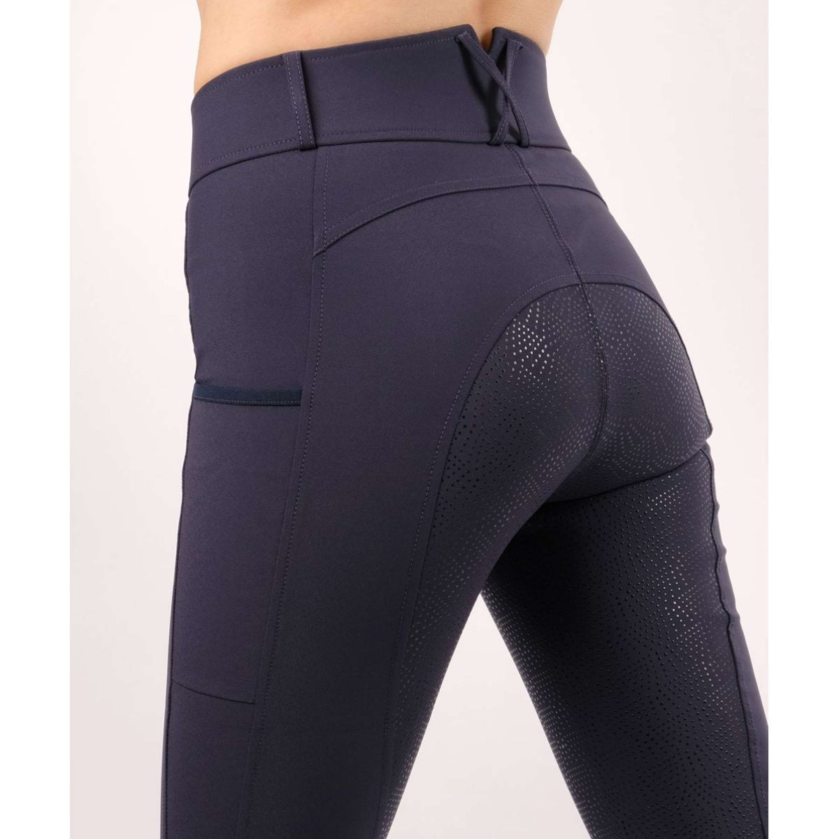 Montar Reithose Highwaist Thigh Pocket Full Grip Navy