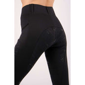 Montar Reitleggings Pull On Classic Thigh Pocket Full Grip Schwarz