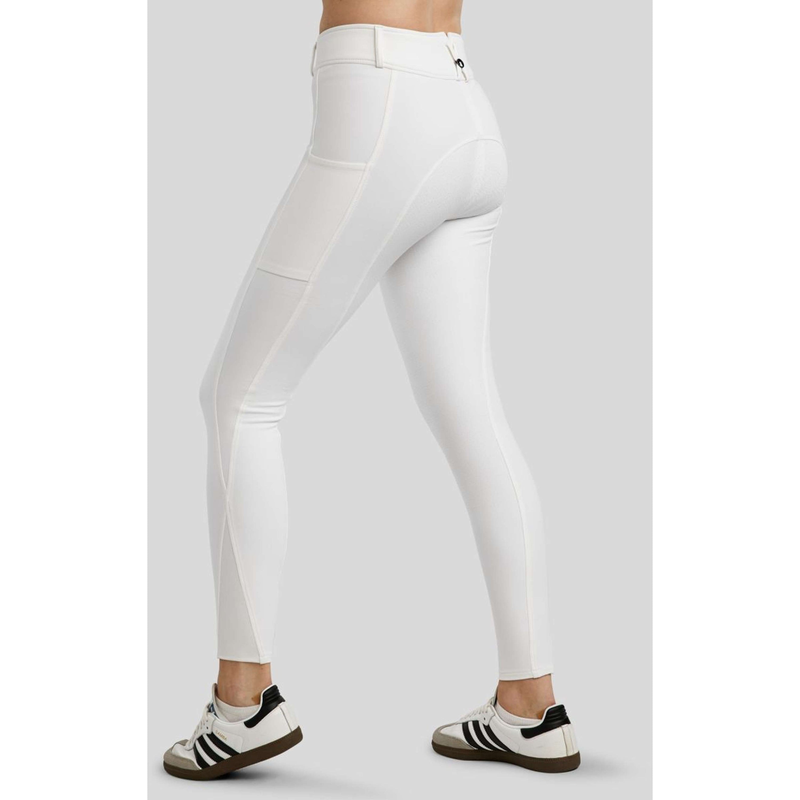Montar Reithose Megan Full Grip Weiß