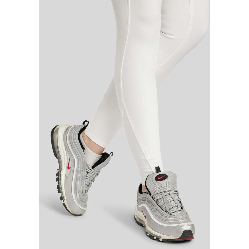 Montar Reithose Megan Yati Highwaist Full Grip Weiß