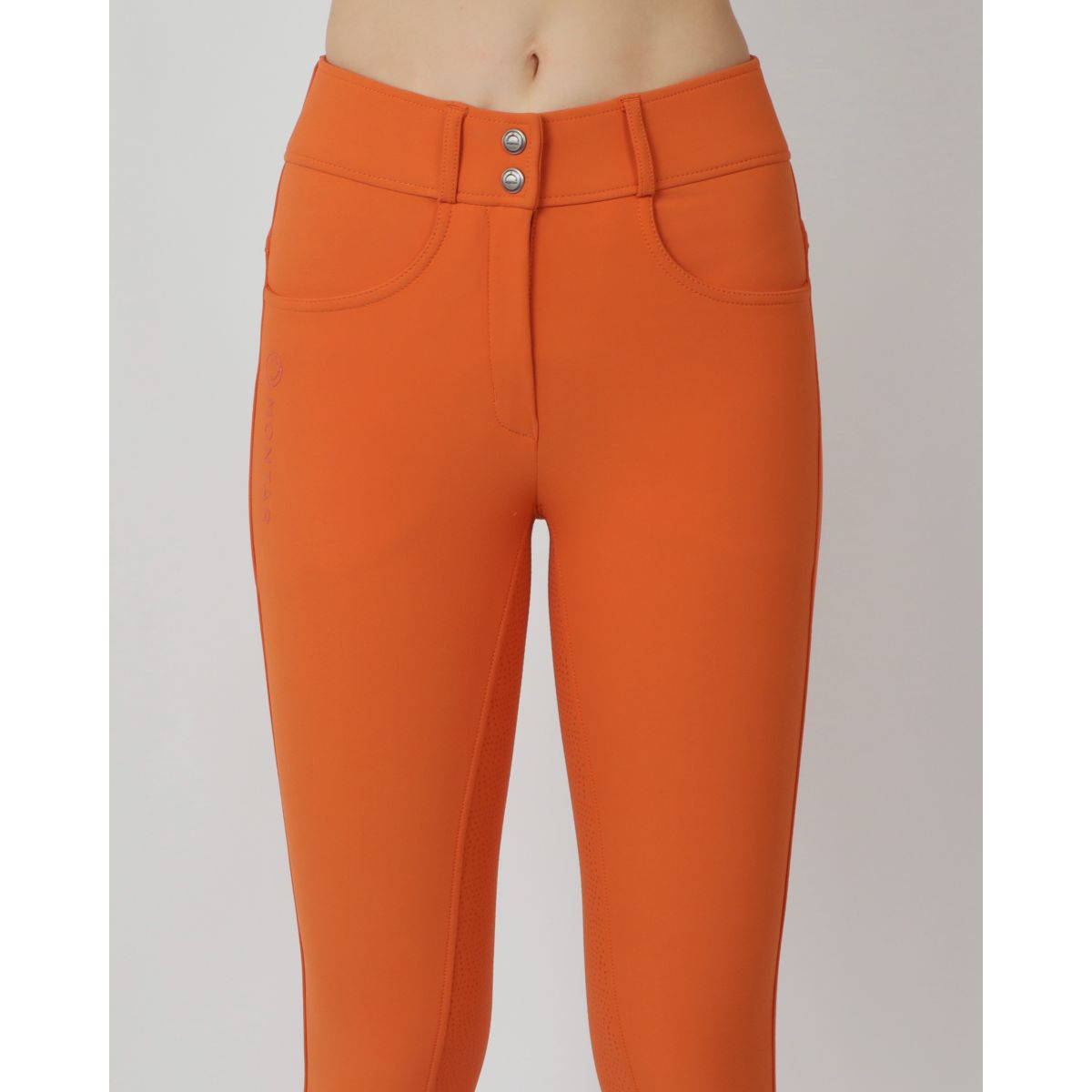 Montar Reithose Ess Megan High Waist Full Grip Burnt Orange