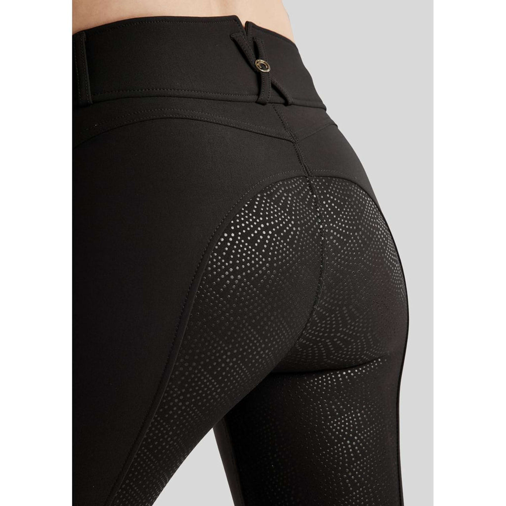 Montar Reithose Megan Yati Highwaist Full Grip Schwarz