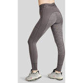 Montar Reitleggings Selena Pull On Full Grip Grau